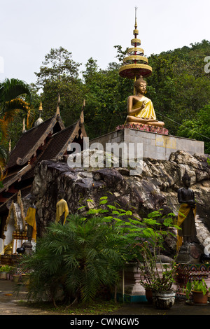 Buddha statue In Wat Doi Tan Pra Stock Photo