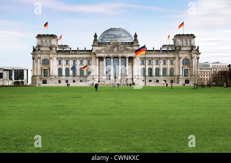 Reichstag building, Berlin, Germany, Europe Stock Photo