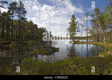 This is Kamajokk in summer. Still full of water melting from the snow of  the mountaintops nearby in the national parks Stock Photo - Alamy