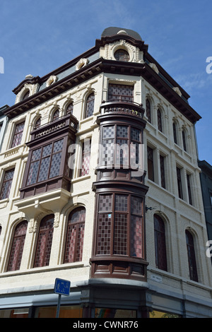 Building architecture in Old Town, Antwerp, Antwerp Province, The Flemish Region, Belgium Stock Photo