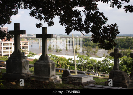 Hollywood cemetery in Richmond, Virginia. President James Madison and John Tyler's burial place. Jefferson Davis burial site. Stock Photo