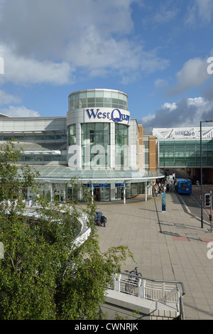 The Arundel Circus entrance to WestQuay shopping centre, Southampton, Hampshire, England, United Kingdom Stock Photo