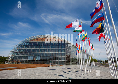 European Investment Bank, EIB, Kirchberg Plateau, European district, Luxembourg City, Europe Stock Photo