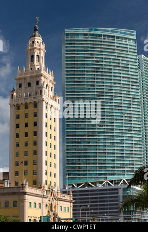 FREEDOM TOWER (©GEORGE A FULLER 1925) CONTEMPORARY ART MUSEUM MIAMI DADE COLLEGE DOWNTOWN MIAMI FLORIDA USA Stock Photo