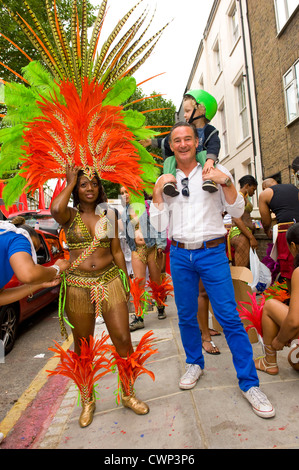 Notting Hill Carnival Performers London 2012 Stock Photo