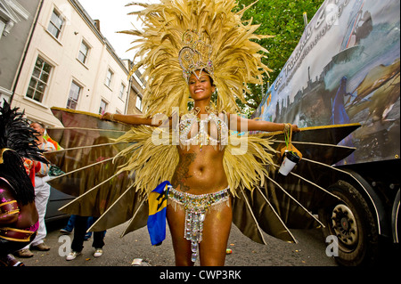 Notting Hill Carnival Performers London 2012 Stock Photo
