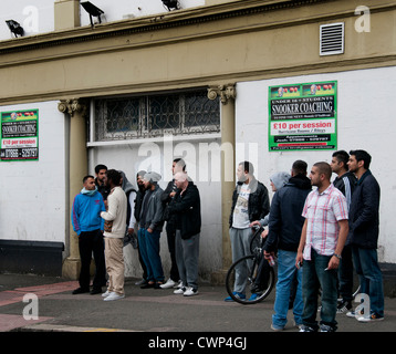 Multicultural street scenes in Walthamstow North London Stock Photo