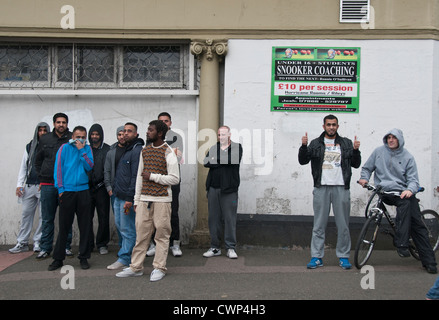 Multicultural street scenes in Walthamstow North London Stock Photo