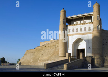 Entrance of the Ark (citadel), Bukhara, Uzbekistan Stock Photo