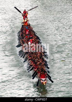 Nehru trophy snake boat race during onam celebration in Alleppey, Alappuzha, kerala Stock Photo