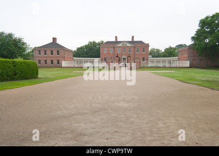 Tyron Palace grounds, first colonial capitol New Bern North Carolina USA Stock Photo