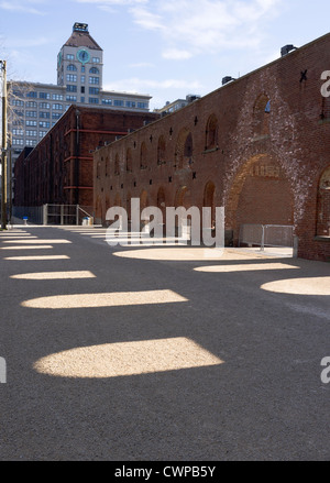 Old brick warehouse building with archway, on Langelinie Promenade,  Copenhagen, Denmark Stock Photo - Alamy