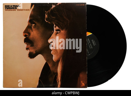 Ike and Tina Turner Working Together album Stock Photo