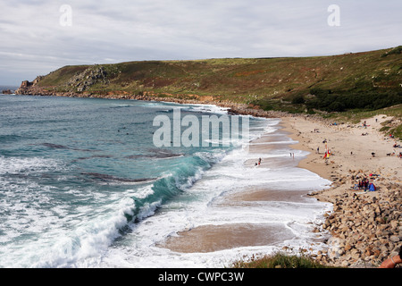 Gwynver beach  Cape-Cornwall Penwith Cornwall England UK GB Stock Photo
