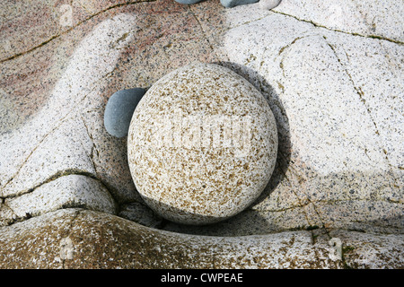 Pebbles at Progo, near Gribba point, Cape-Cornwall Cornwall England UK GB Stock Photo