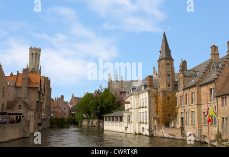 Bruges in Belgium in Summer time. Stock Photo