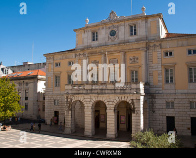 São Carlos Opera House in Lisbon Chiado neighborhood Stock Photo