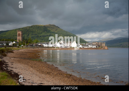 Inverary town on the Shores of Loch Fyne, Argyll and Bute.   SCO 8346 Stock Photo