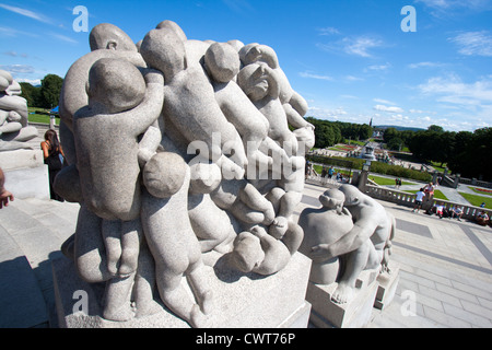 Vigeland Sculpture Park in Oslo, Norway Stock Photo