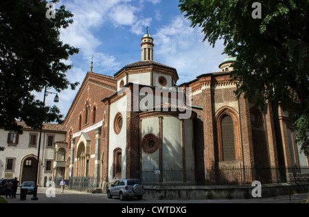 Italy, Lombardy, Milan, Sant Eustorgio church Stock Photo