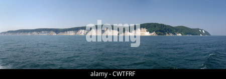 Chalk cliffs on Ruegen Island, Germany Stock Photo