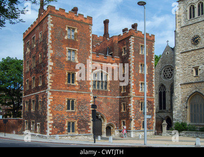 Lambeth Palace, Archbishop of Canterbury official Residence, London Stock Photo