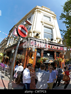 The Crown Pub Seven Dials London Uk Stock Photo