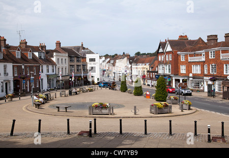 Battle Town Centre Shops High Street East Sussex England Uk Stock Photo 