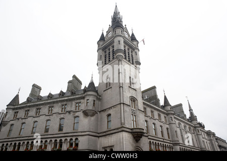 aberdeen town house and tolbooth tower scotland uk Stock Photo