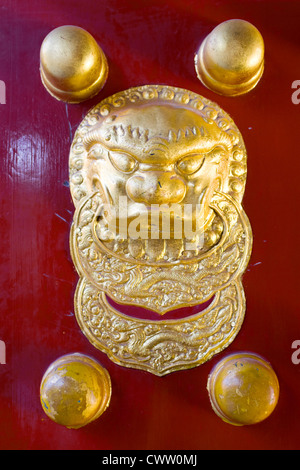 Traditional Chinese Door handle Stock Photo