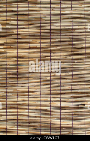 Bamboo blind for use as nature background Stock Photo