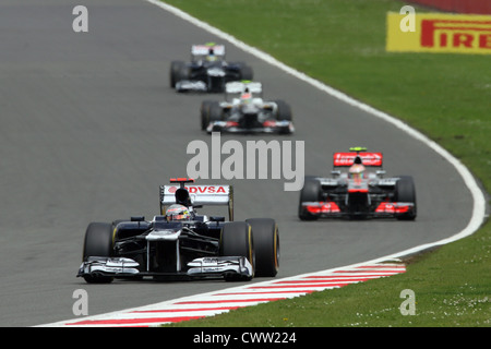 Pastor Maldonado (WilliamsF1) British Grand Prix, Silverstone UK. Formula One, F1 Stock Photo