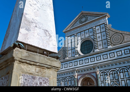 Basilica Santa Maria Novella Florence Tuscany Italy Stock Photo