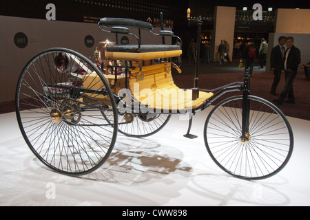 1886 Benz Patent motorcar at the Techno Classica Essen motor show 2011 Stock Photo