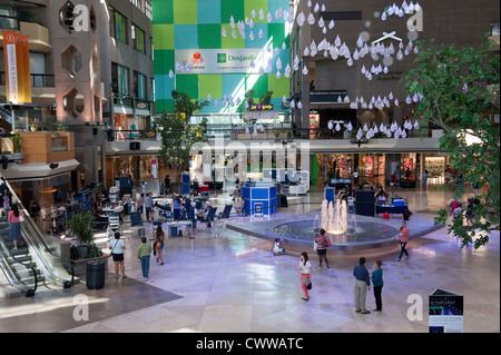 Inside Complexe Desjardins, downtown Montreal, province of Quebec, Canada. Stock Photo