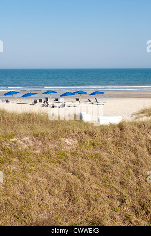 Women sunbathing on beach at Amelia Island, Florida Stock Photo