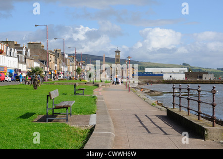 Helensburgh main street and seafront in Scotland, UK. Stock Photo