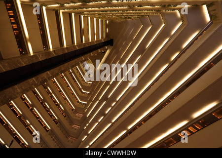 Interior of the Sheraton hotel in Doha, Qatar Stock Photo