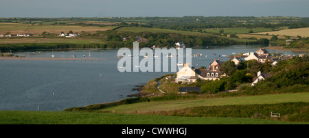 Trefdraeth Newport Pembrokeshire Wales Stock Photo