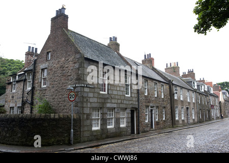 high street granite buildings of old aberdeen scotland uk Stock Photo
