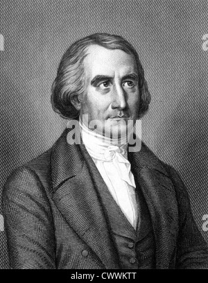Francois Arago (1786-1853) on engraving from 1859. French mathematician, physicist, astronomer and politician. Stock Photo