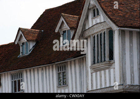 Lavenham, a pretty rural town with many timber framed houses, in Suffolk, England,UK. Stock Photo