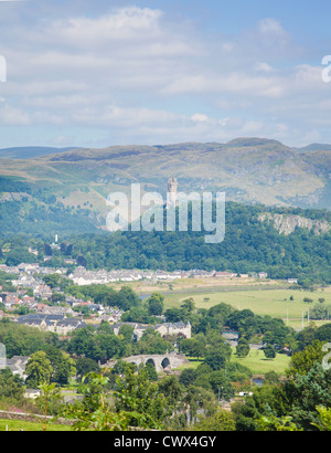 Wallace monument in summer Stock Photo