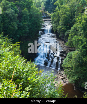 Corra Linn waterfall Clyde Valley Stock Photo