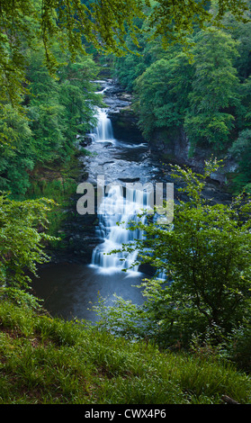 Corra Linn waterfall Clyde Valley Stock Photo