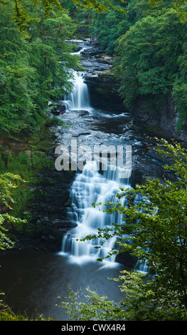 Corra Linn waterfall Clyde Valley Stock Photo