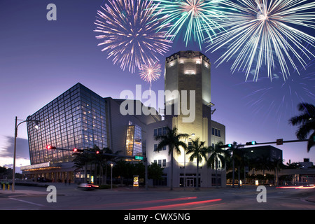 ARSHT CENTER AND SANFORD AND DOLORES ZIFF BALLET OPERA HOUSE BISCAYNE BOULEVARD MIAMI FLORIDA USA Stock Photo