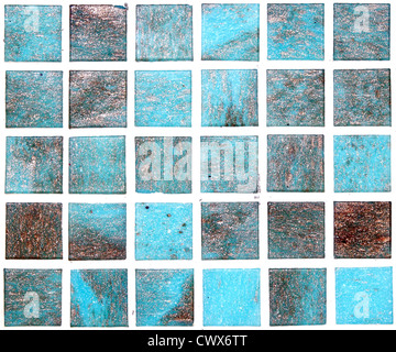 tile texture background of bathroom or swimming pool tiles on wall Stock Photo