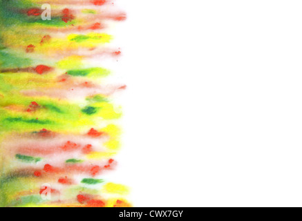 Abstract hand drawn watercolor background Stock Photo