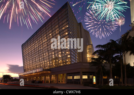 ARSHT CENTER AND SANFORD AND DOLORES ZIFF BALLET OPERA HOUSE BISCAYNE BOULEVARD MIAMI FLORIDA USA Stock Photo